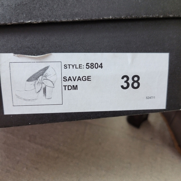 Anthropologie | Giraudon Accoutrement Leather Bow Ankle Booties Brown Academia - Picture 12 of 12